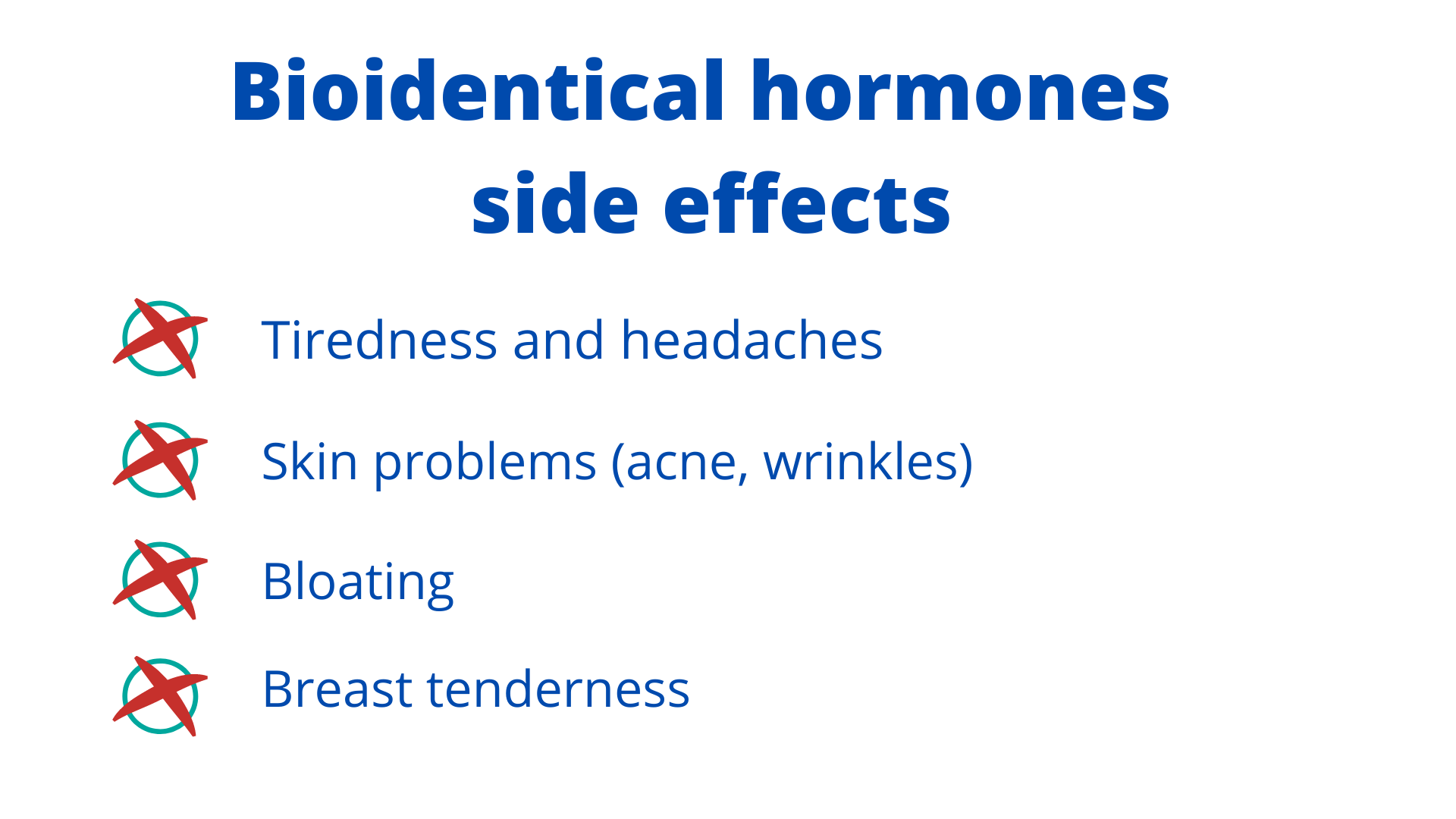 bioidentical hormones side effects